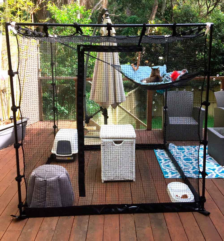 Catnets Premium Portable Enclosure Premium Portable Catio 5’10”